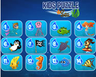 Kids puzzle sea paszinsz mobil