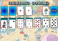 Smurfs solitarie online pasziánsz játék